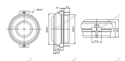 1in-SB36WBAC21-4 - SB acoustics