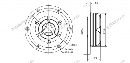 SATORI TW29BN-B - SB acoustics