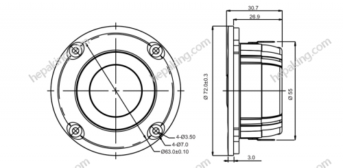 SB29RDNC-C000-4 - SB acoustics